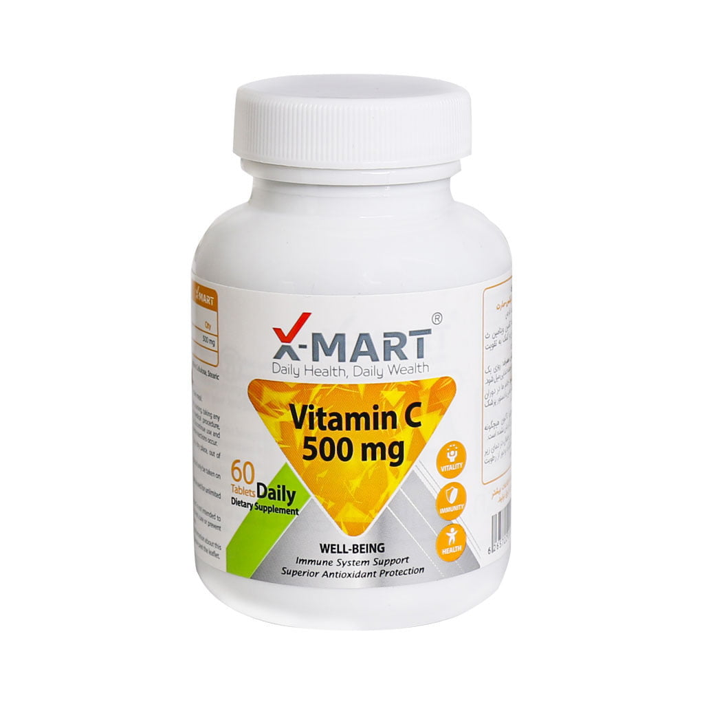 قرص ویتامین سی 500 میلی گرم ایکس - مارت VITAMIN C 500 MG X-MART