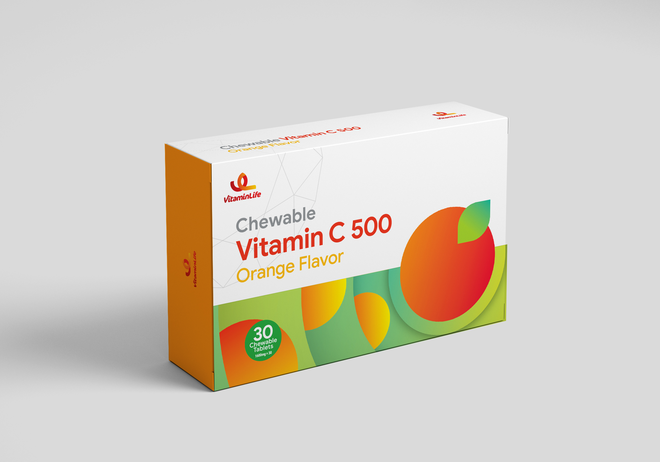 ویتامین سی جویدنی 500 میلی گرم با طعم پرتقال CHEWABLE VITAMIN C 500