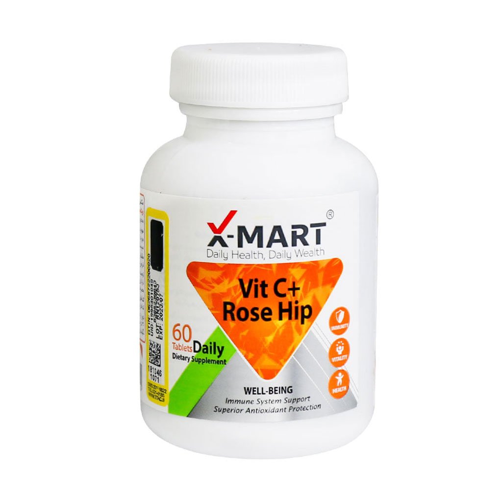 ویتامین سی و رُزوهیپ ایکس - مارت X-MART VIT C+ROSE HIP