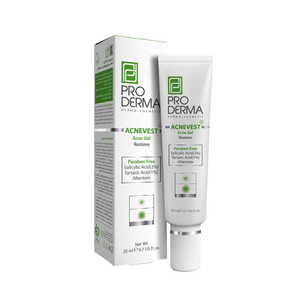 ژل صورت برای پوست چرب و جوشدار پرودرما ACNEVEST PRO DERMA