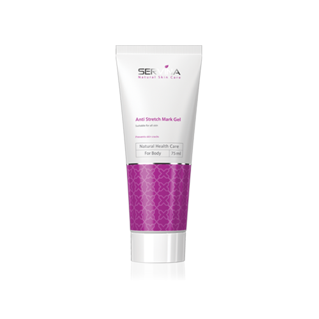 ژل ضد ترک پوست بدن سروینا ANTI STRETCH MARK GEL SERVINA