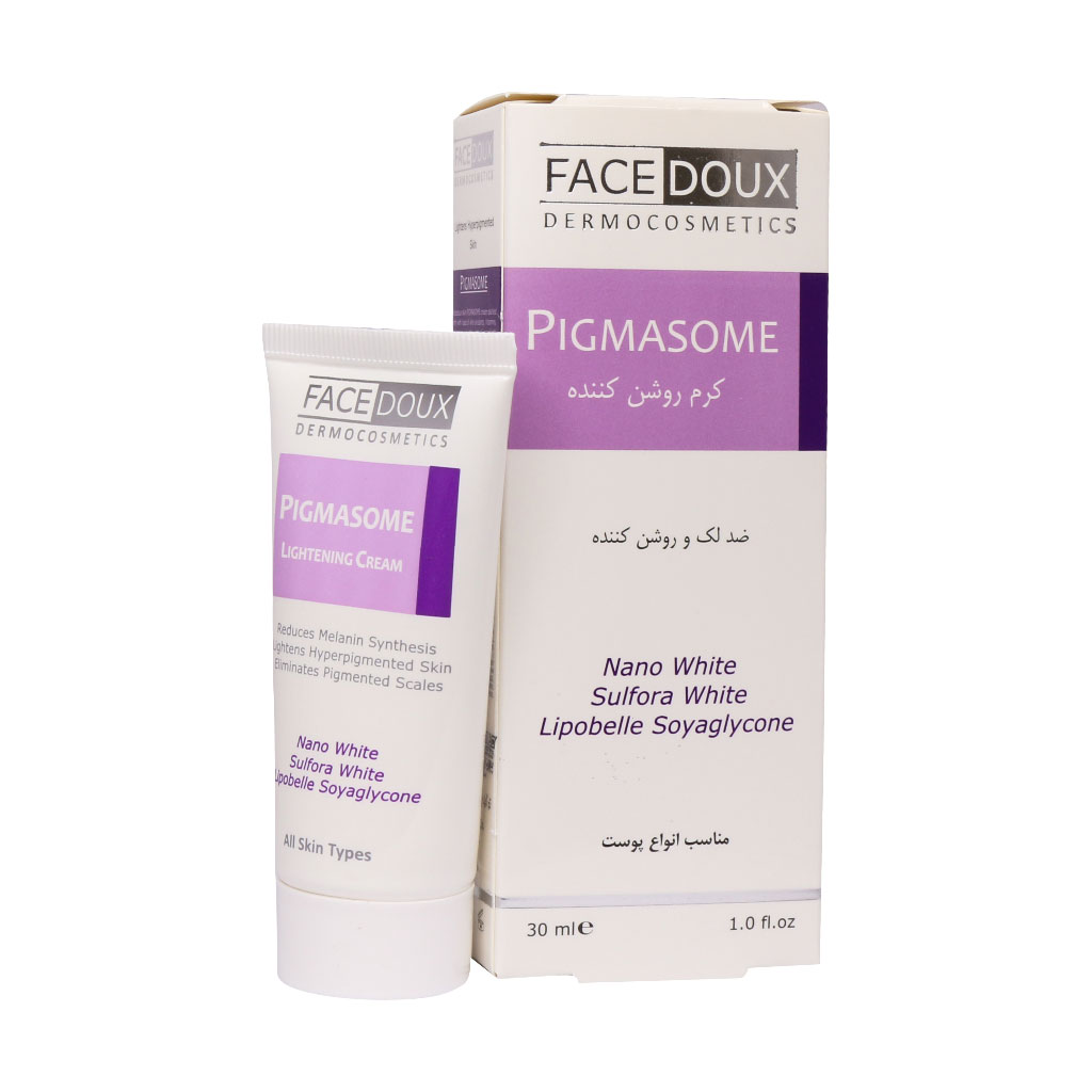 کرم روشن کننده فیس دوکس PIGMASOME LIGHTNING CREAM FACEDOUX