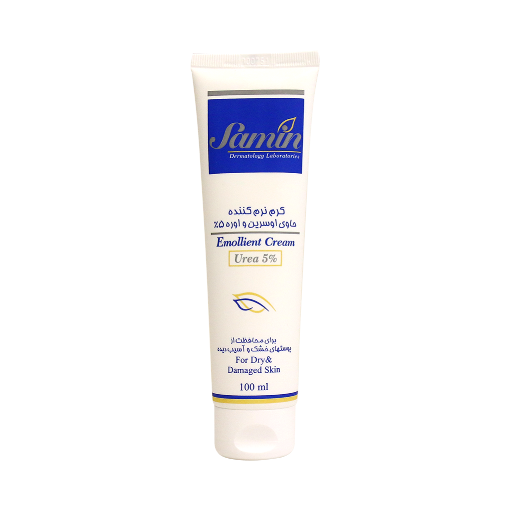 کرم نرم کننده حاوی اوسرین و اوره 5 درصد ثمین EMOLLIENT CREAM UREA 5% SAMIN