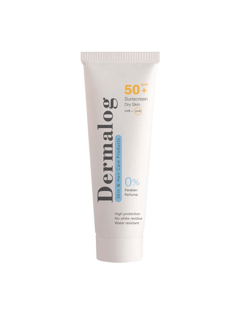 ضد افتاب بی رنگ مخصوص پوست خشک درمالوگ DRY SKIN SUNSCREEN DERMALOG