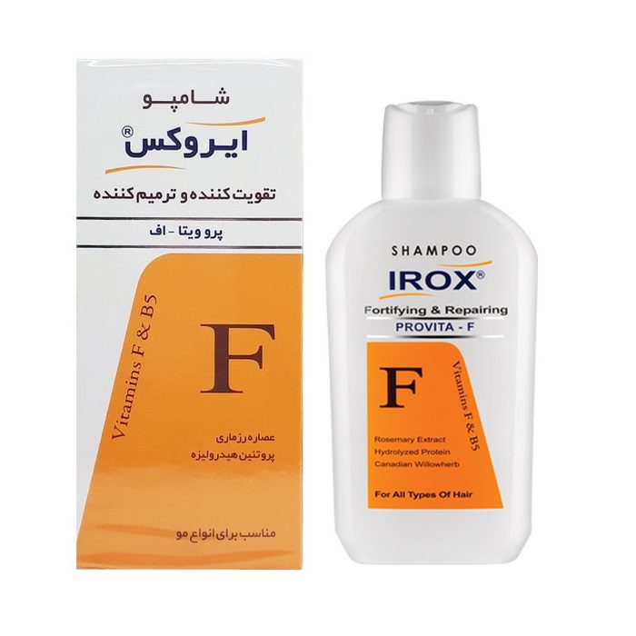 شامپو تقویت کننده و ترمیم کننده ایروکس IROX FORTIFYING AND REPAIRING SHAMPOO FOR ALL HAIR TYPES