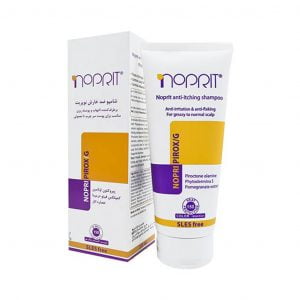 شامپو ضد خارش  مناسب پوست سر چرب نوپریت NOPRIT ANTI-ITCHING SHAMPOO FOR GREASY TO NORMAL SCALP