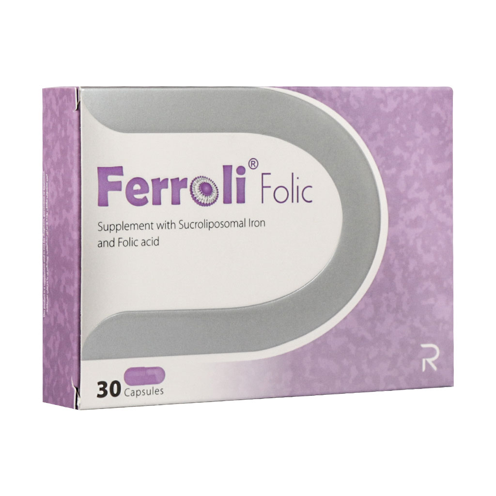 کپسول فرولی فولیک رستاژن ۳۰ عددی RASTAGENE FERROLI FOLIC