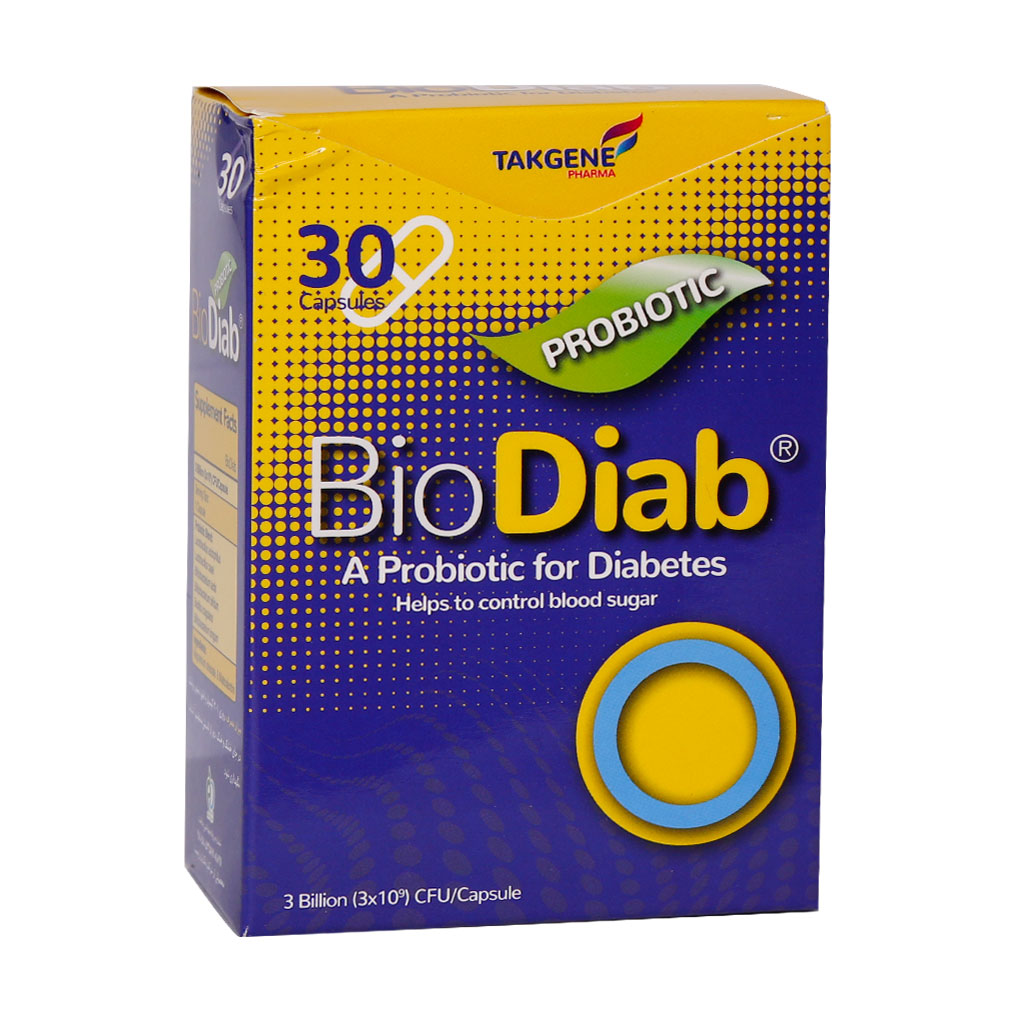 کپسول بایو دایاب تک ژن فارما ۳۰ عددی TAKGENE PHARMA BIO DIAB